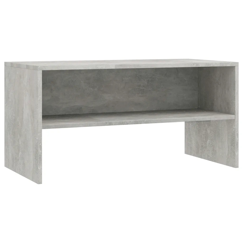 Mobile Porta TV Grigio Cemento 80x40x40 cm in Legno Multistrato 800058