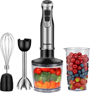 Multifunzione per staia - 4-in-1 - 1200W - RVS - Frullatore - Maker di smoothie - Manuale