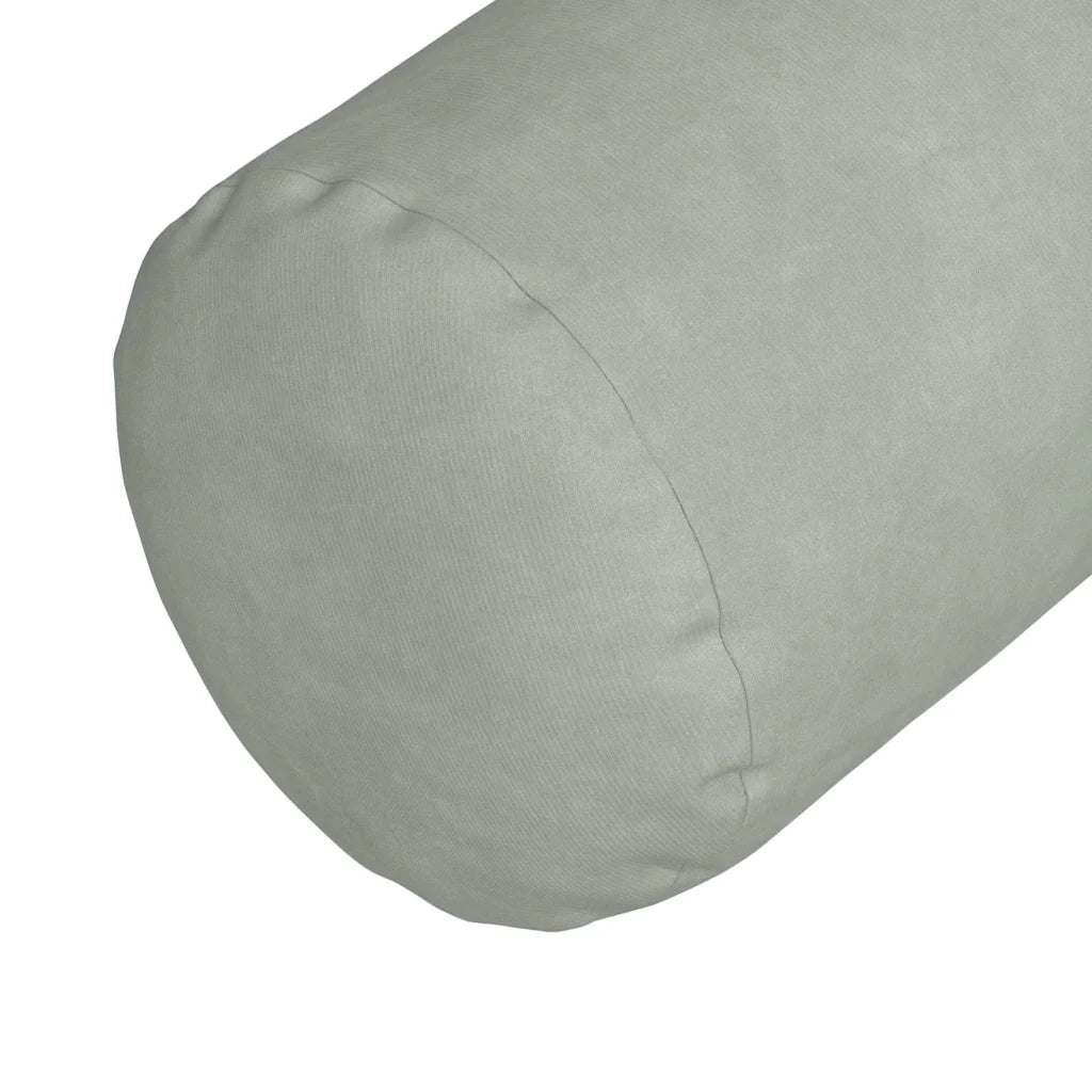 Cuscini a rullo 2 pcs Grigio chiaro Ø 25 x 70 cm
