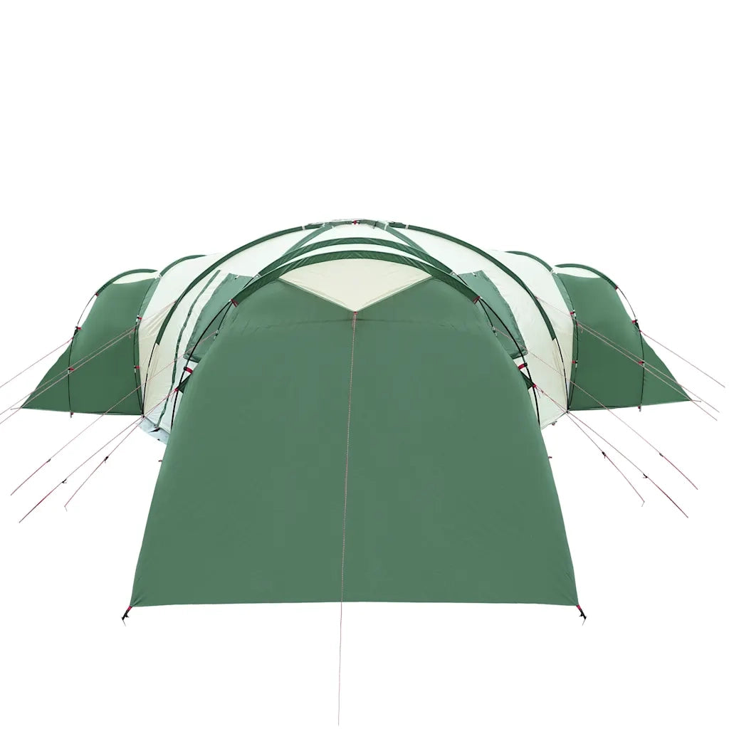 Tenda da Campeggio a Cupola per 12 Persone Verde Impermeabile 94346