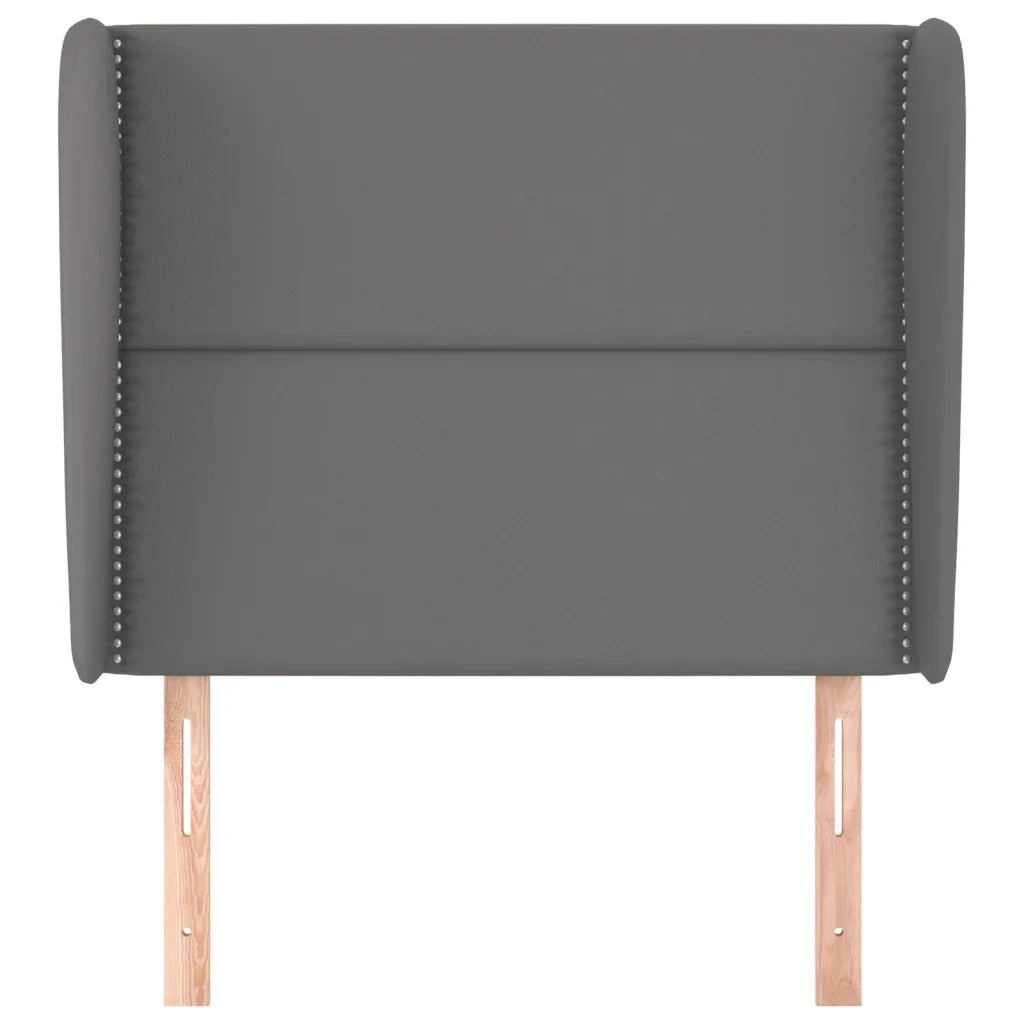 Testiera ad Orecchio Grigio Scuro 93x23x118/128cm in Similpelle 3117898