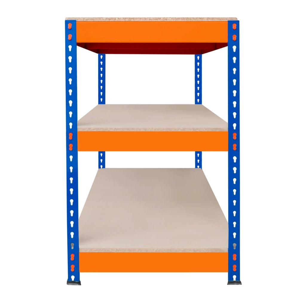 Banco da Lavoro a 3 Ripiani S-Rax - Postazione di lavoro 300kg - 120x60x90cm