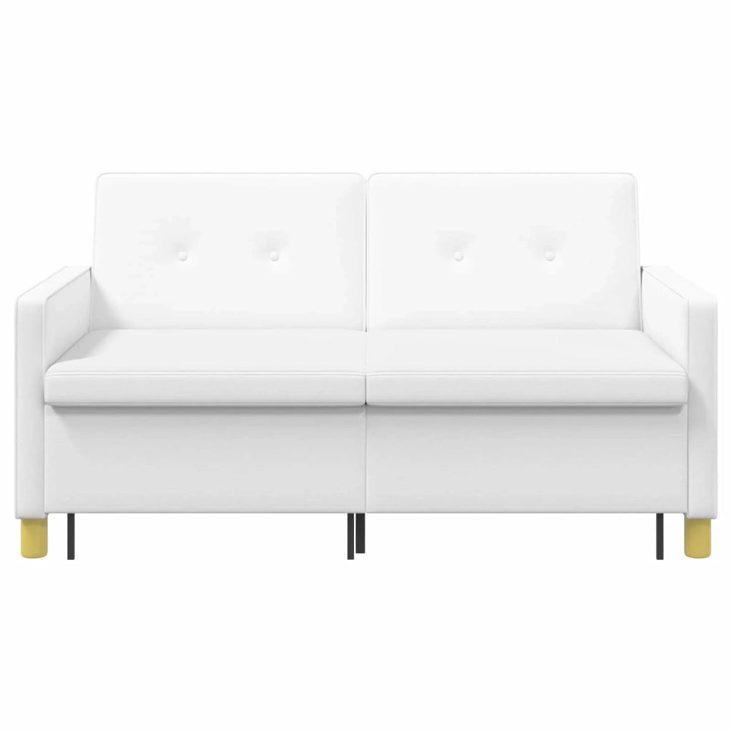 Divano Letto Estraibile Bianco Tessuto