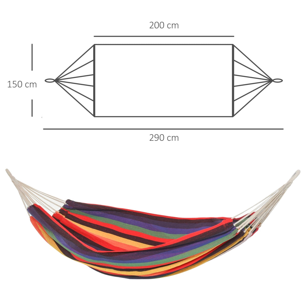 Amaca da Viaggio Portatile ¨C zephmum ¨C Multicolore 290x150 cm
