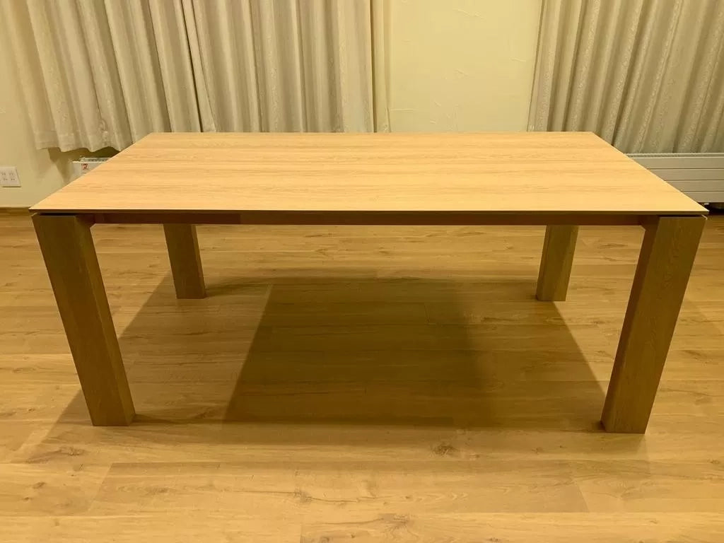Tavolo allungabile rimessato rovere naturale 160x90 (825) - Mobili 2G
