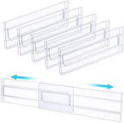 Set di 6 caricabatterie in plastica Regolabili caricabatterie in plastica Caricabatterie trasparenti per cucina Camera da letto Ufficio Scrivania Comodino