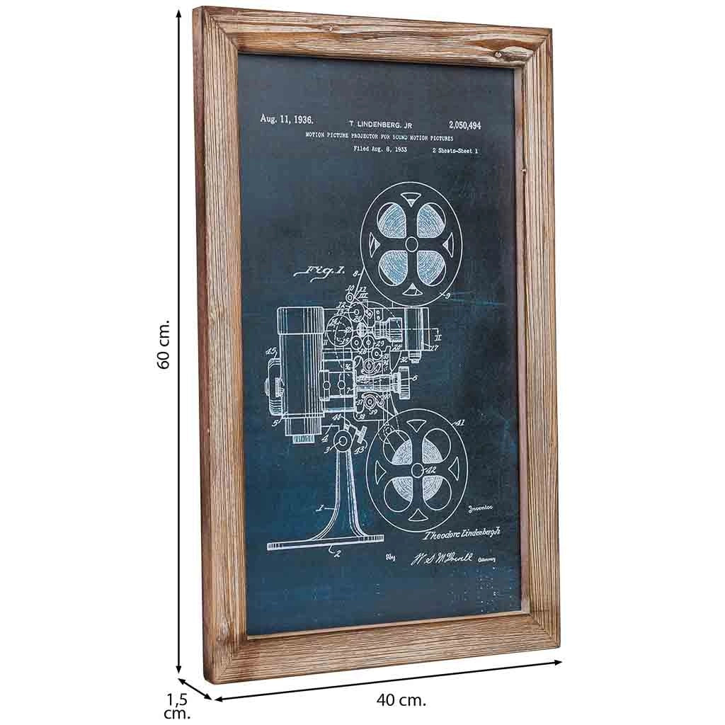 Quadro in tela stampata con cornice in legno, 40x60x1,5
