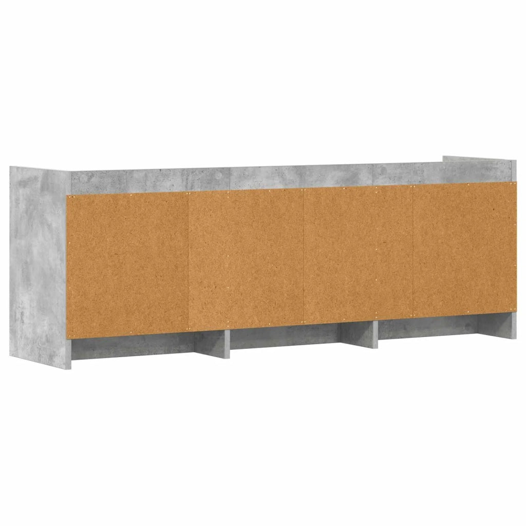 Mobile TV 130 x 33 x 47 cm Grigio Cemento Legno ingegnerizzato 8011198