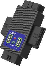 Adattatore OBD2 1 a 3-splitter converter completo 16 pini - per scanner di diagnostica automobilistica e lettore di codici con 2 porte USB