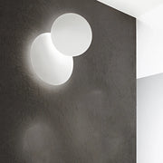 Applique Moderna Drum Metallo Bianco Opaco Led 22W Ip20