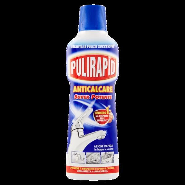 SET 8 PZ PULIRAPID ANTICALCARE PER  ACCIAIO INOX E CERAMICA DA 500 ML