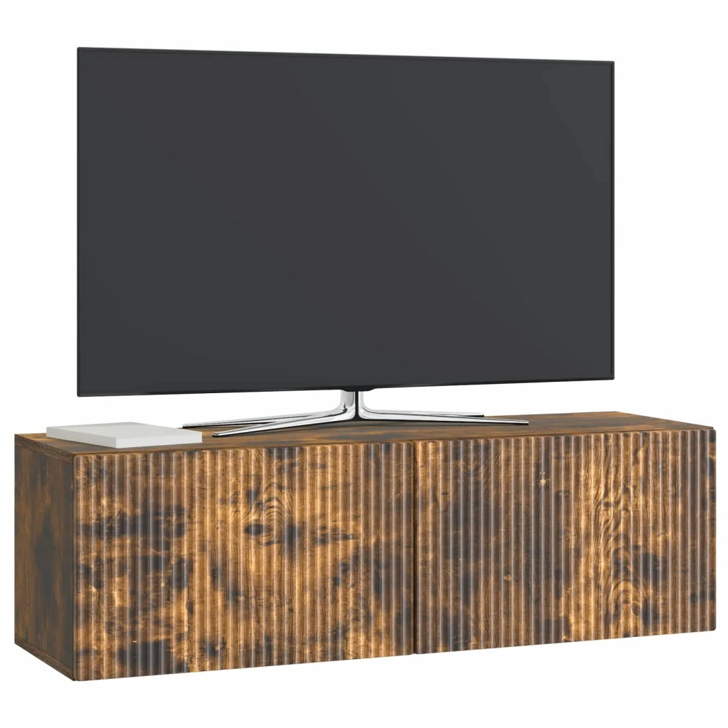 Mobile Porta TV da Muro Rovere Fumo 98 x 31 x 30 cm 898560