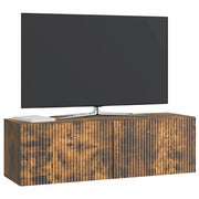 Mobile Porta TV da Muro Rovere Fumo 98 x 31 x 30 cm 898560