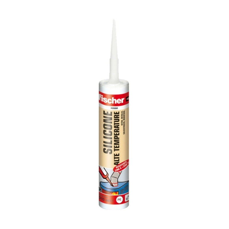 SILICONE ALTE TEMPERATURE 'SAT RO' - NERO - 310 ml - FISCHER 524771