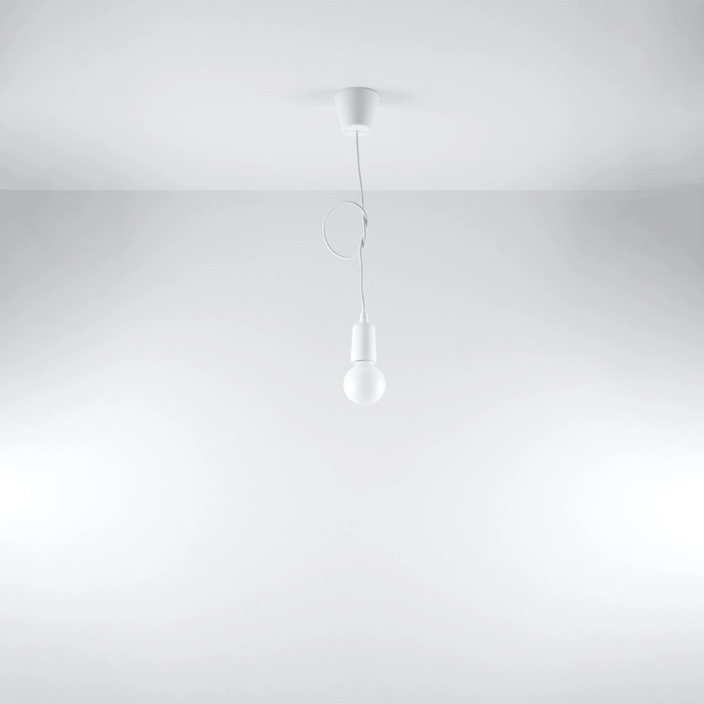 Lampada sospensione Matero 1 bianca E27 Pure Lume IP20