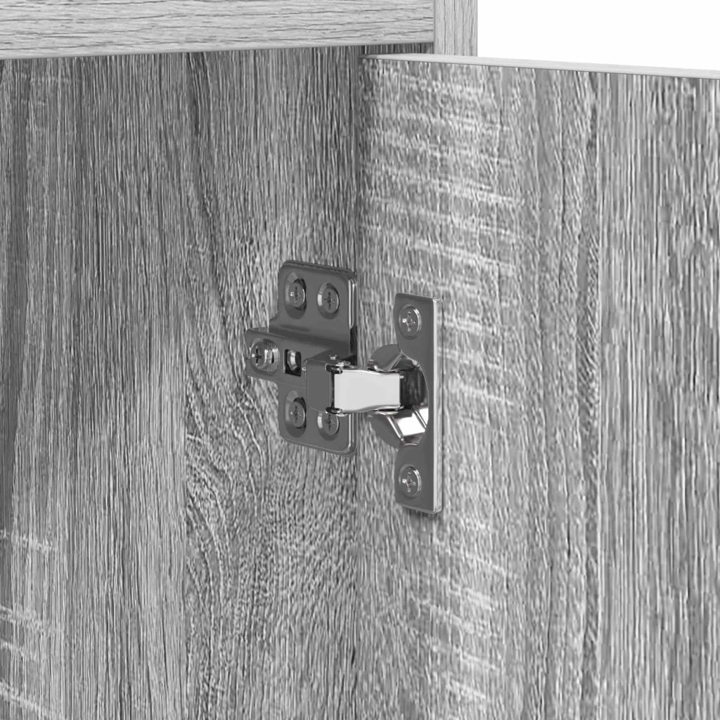 Comodini Sonoma grigio 40 x 36 x 60 cm Legno ingegnerizzato 8011045