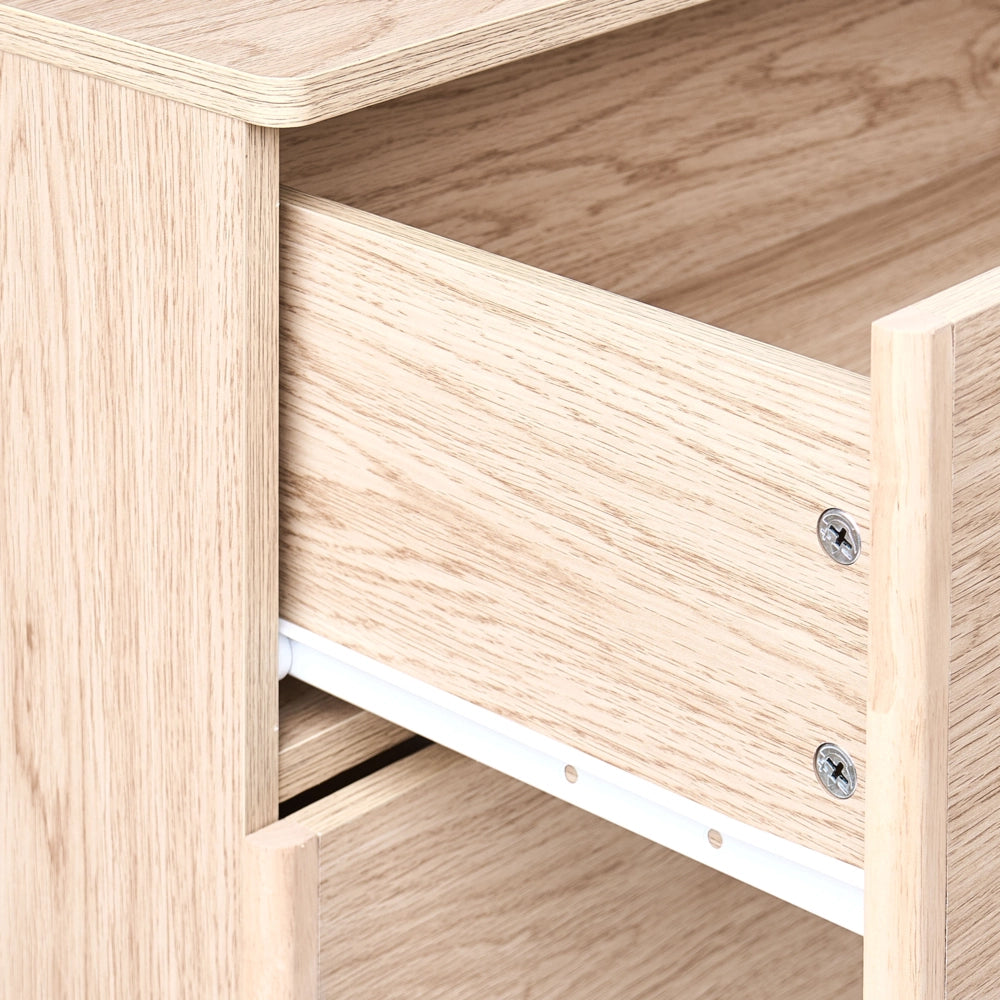 Cassettiera a 6 cassetti in legno massello con gambe in legno massello marrone chiaro stile scandinavo moderno credenza per soggiorno