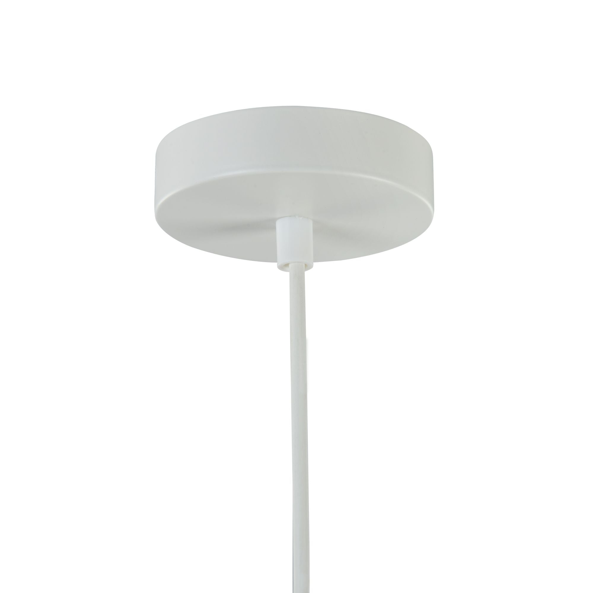 Lampada pendente Pendant in Metallo Louvre Bianco