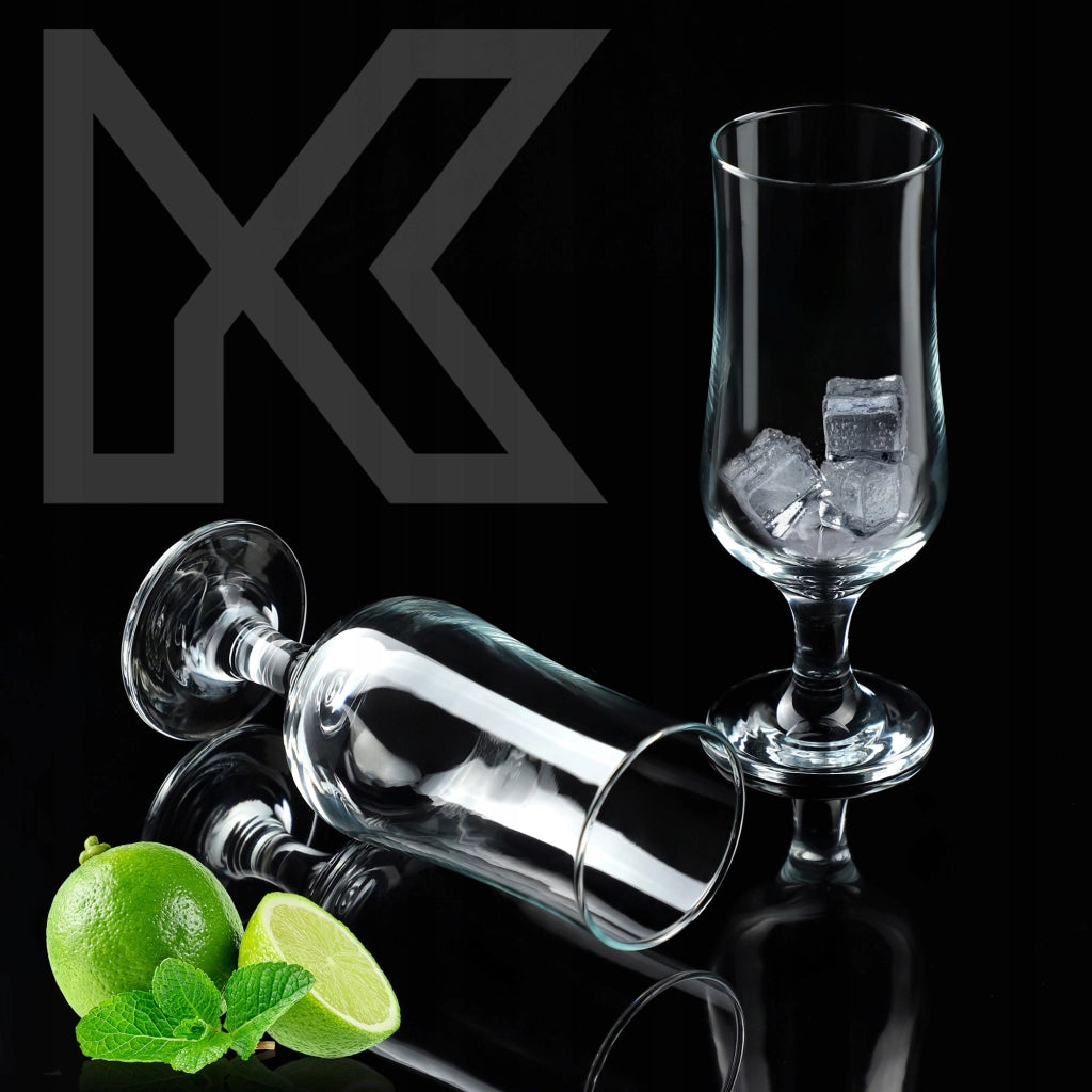 Bicchieri KADAX per bevande, cocktail, bibite, birra, acqua, 370 ml, set da 6