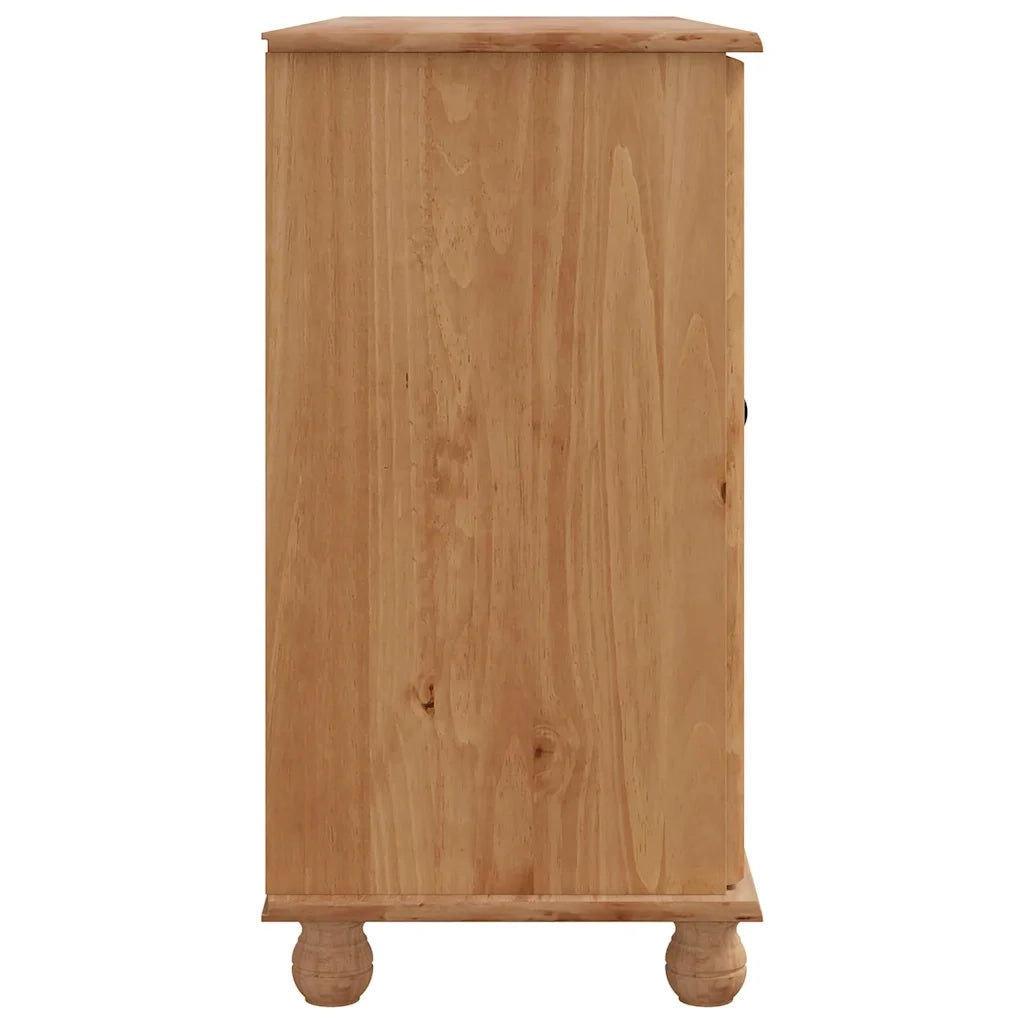 Credenza-Buffet-Armadio da cucina ASKIM 133,5 x 40 x 79 cm Legno di pino massello 686263