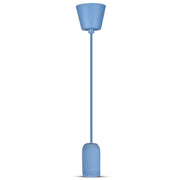 Lampadario in sospensione Cocrete colore azzurro