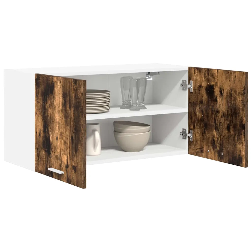Armadio pensile Rovere fumé 80 x 31 x 40 cm Legno multistrato