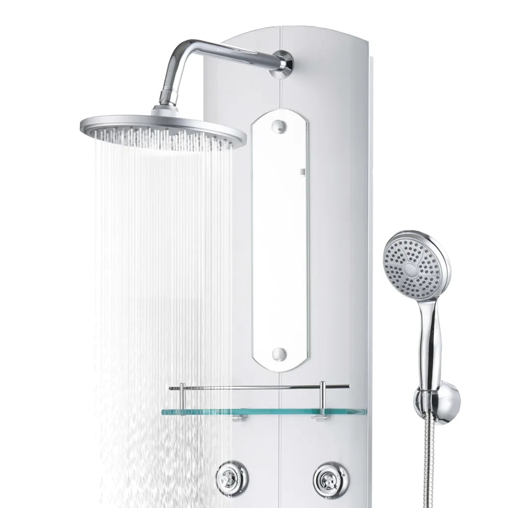Pannello Doccia 25x43x120 cm Argento cod mxl 61493