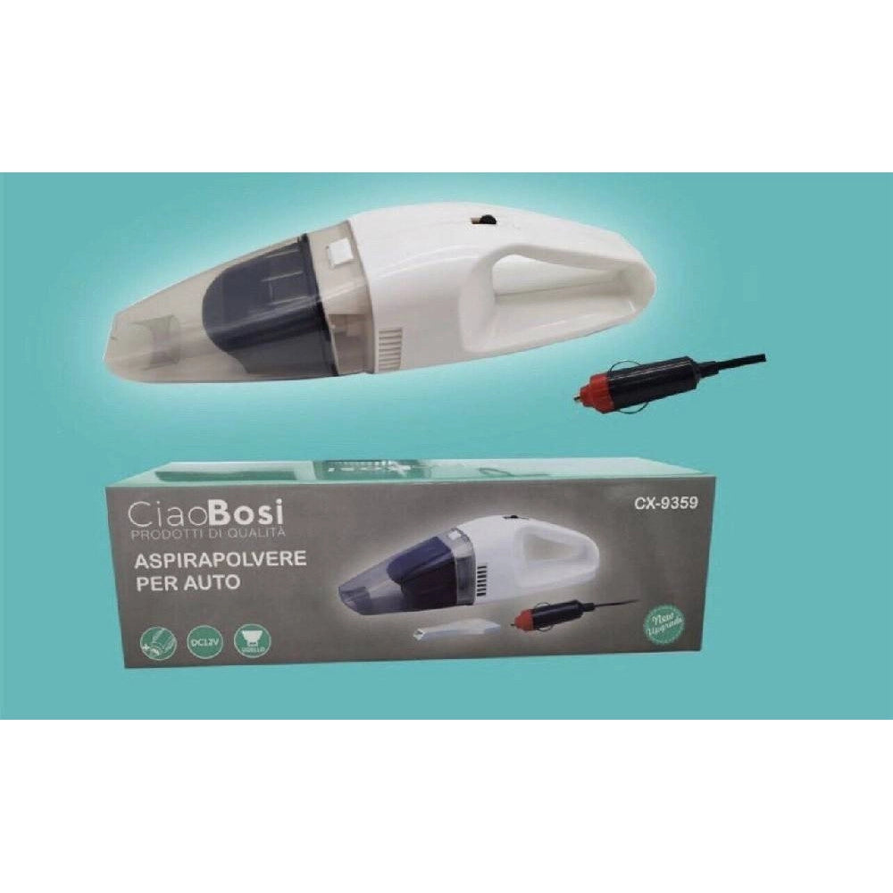 Trade Shop - Aspirapolvere Portatile Auto Camper Presa Accendisigari 12v 80w Accessori Cx-9359 -
