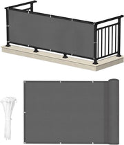 Schermo di Privacy per Balcone 0,75x3m - Copertura di Recinzione Idrorepellente (PES) Schermi di Separazione e Protettivi per Balconi Protezione UV per Balconi di Appartamenti Giardini e Fornelli a Legna
