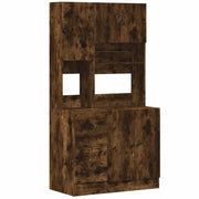 Pensile da cucina | Mobile da Cucina Rovere Fumo 95x50x180 cm Legno Multistrato
