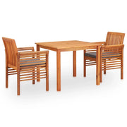 Set da pranzo da esterno 3 pezzi e cuscini legno massello di acacia 02_0014648