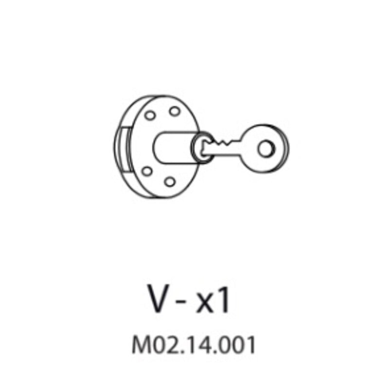 R V-x1 M02.14.001 X ARMADIO SPOGLIATOIO RESINA A 1 POSTO IN KIT C/SERRAT- 1,0 pz