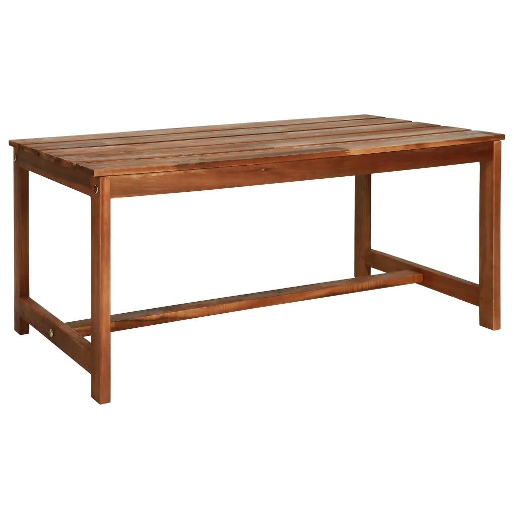 Set da Pranzo da Giardino 4 pz in Legno Massello di Acacia 44035