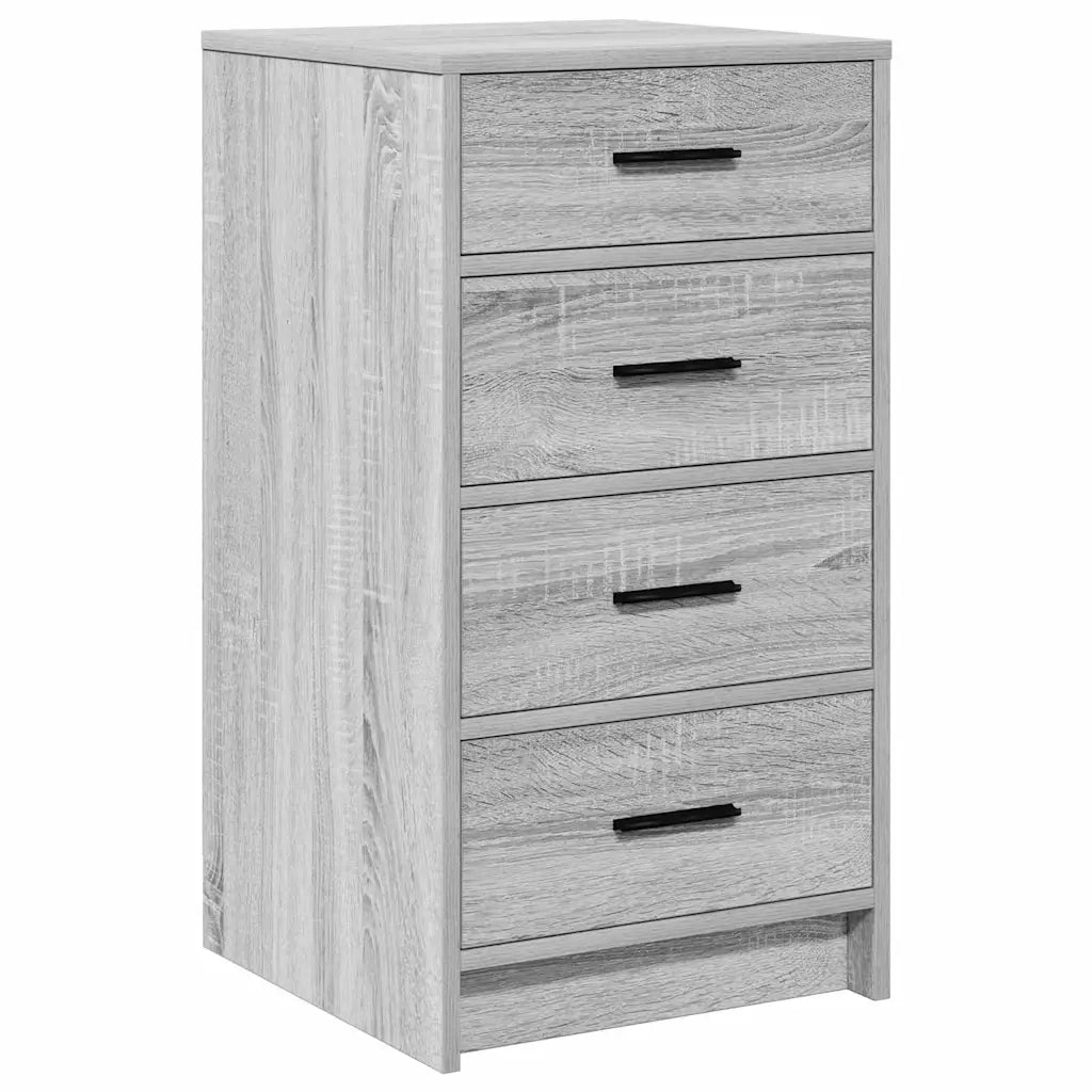 vidaXL Tavolo da Trucco con cassetto 3 pcs Grigio 40 x 41 x 135 cm