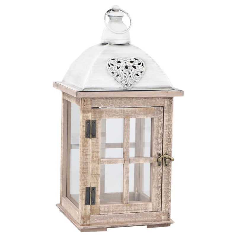 Set di 6 Lanterne Laila Taupe L 21x21x43 Cm