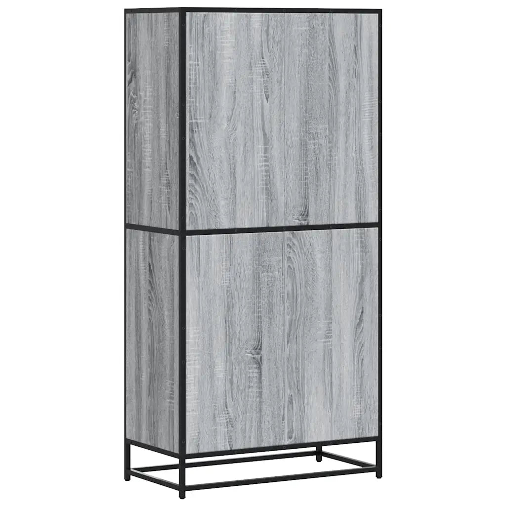 Credenza Grigio Sonoma 68x35x139 cm in Truciolato 3300833