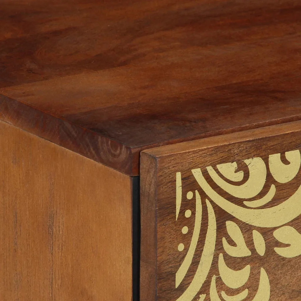 Armadio da Notte con cassetto Marrone miele 40 x 33 x 46 cm 4018734