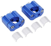 Motorciclistica - Alzavvolgenti Manubri - Alloggiamento Universale in Alluminio CNC - Eleva la Posizione di Guida - 22mm/28mm - Migliora il Controllo - Adatto per Motocicli