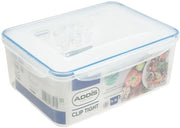 Contenitore di Cibo da Appendere, Grande, 5,3 l, Rettilineo, Erettro, Sigillatura in Silicone, BPA Libero, Clip per Chiusura Facile da Aprire, Translucido