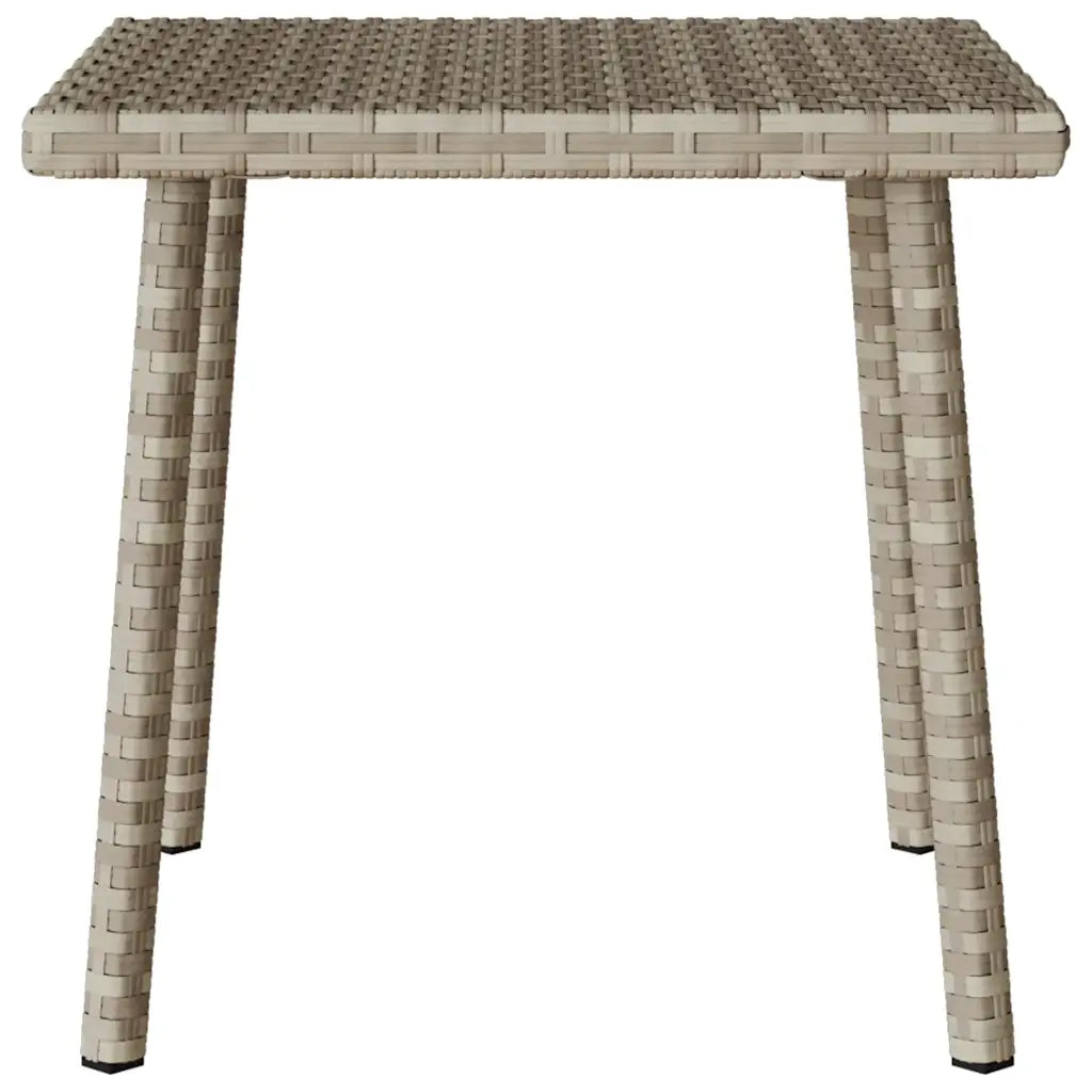 Tavolino da Giardino Rettangolare Grigio Chiaro 40x40x37 cm 4104049