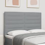 Testiera Linee Design Grigia Chiara 140 cm Tessuto