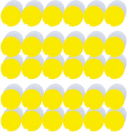 Magnetismo per lavagne, forti magneti per frigoriferi, mini magneti, piccoli magneti per lavagne bianche, magneti rotondi colorati, forte aderenza, magneti per lavagne, scuole (30 pezzi, giallo)