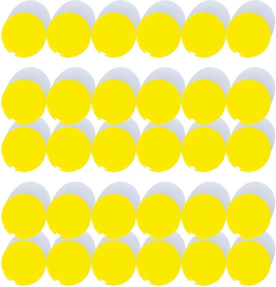 Magnetismo per lavagne, forti magneti per frigoriferi, mini magneti, piccoli magneti per lavagne bianche, magneti rotondi colorati, forte aderenza, magneti per lavagne, scuole (30 pezzi, giallo)