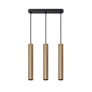 Lampada sospesa Lungomare 38cm oro/nero 3xGU10 Polux