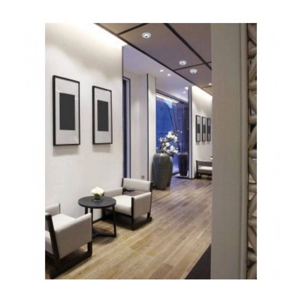 Trade Shop - Porta Faretto Da Incasso Attacco Gu10 Ip20 72mm Cornice Portafaretto Tondo P17 -