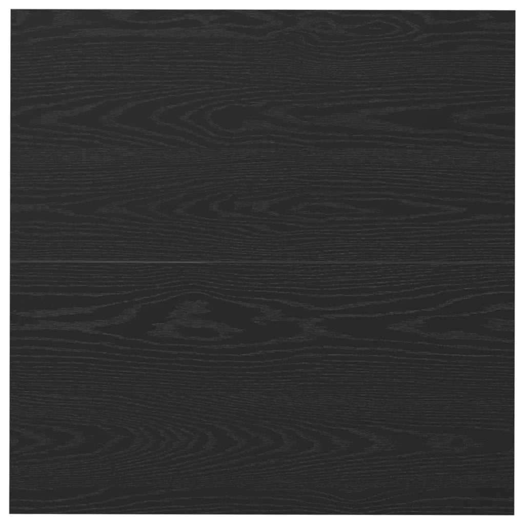 Tavolino da salotto Rovere nero 80 x 80 x 40 cm