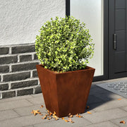 vidaXL Fioriere da Giardino 2 pz 30x30x30 cm in Acciaio Corten