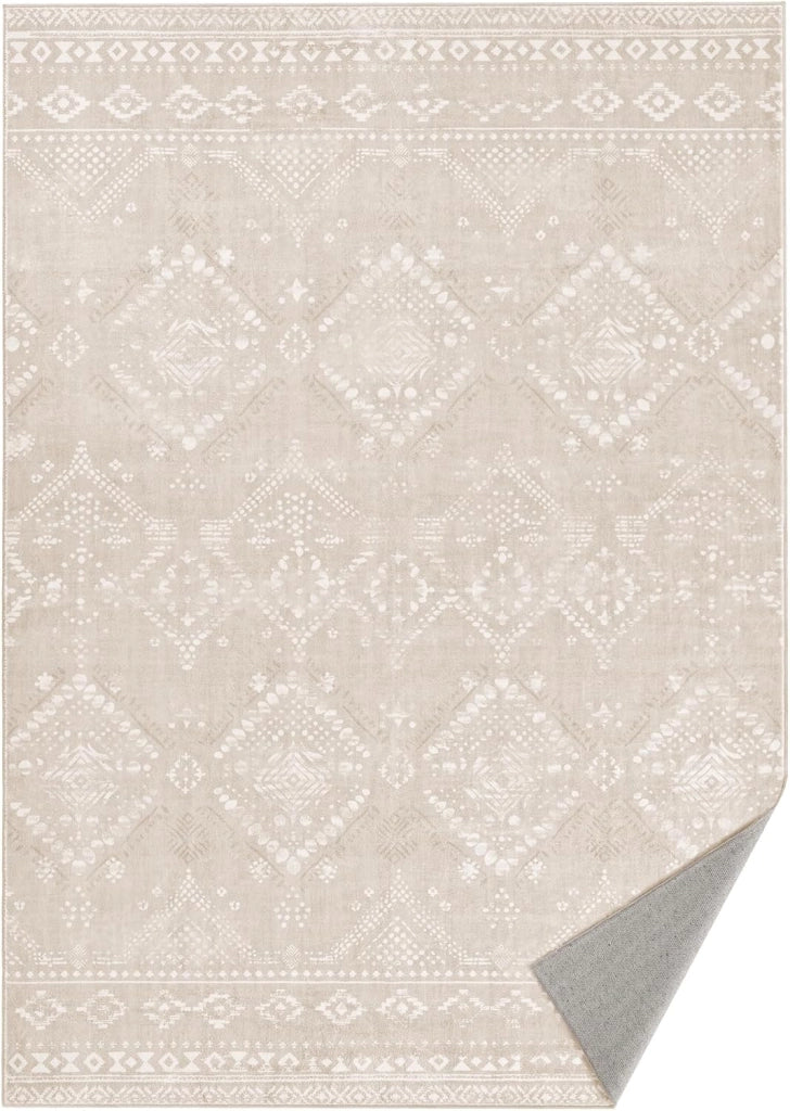 Tappeto per Soggiorno, 80 x 150 cm Tappeto Salotto Antiscivolo, per Soggiorno Camera da Letto Cameretta, Lavabile in Lavatrice, Stile Boho, Beige Cappuccino TAR026K01V1