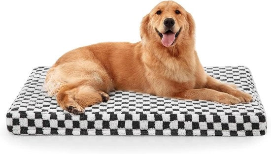 Letto per cani ortopedico per cani extra grandi con schiuma di densità controllata - Grigio, rimovibile e lavabile