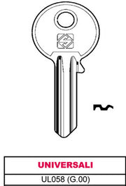 CHIAVI PZ10 UL 058 UNIVERSALE SENZA MARCA GENERICO